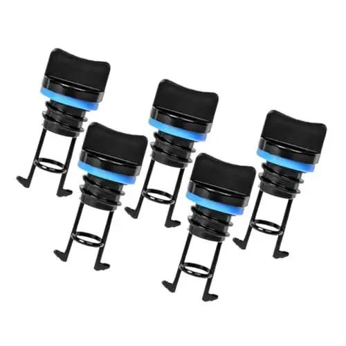 Produktbild: Supvox 5st Wassersportzubehör Stopfen Für Abflusslöcher Im Kajak Kajak-speisestopper Universelle Ablassschraube Kajak-ersatzstopfen Kajak Stecker Bootszubehör Scupper-stecker Nylon Black