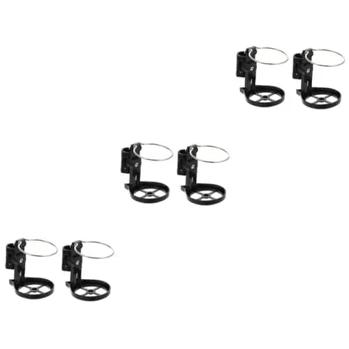 Produktbild: Supvox 6 STK Angelstuhl-Getränkehalter Fahrrad flaschenhalter Angel Flaschenhalter Anglerbecherhalter Faltbarer Getränkehalter für Anglerstühle Angelstuhl Cup Rack praktische Tassenablage