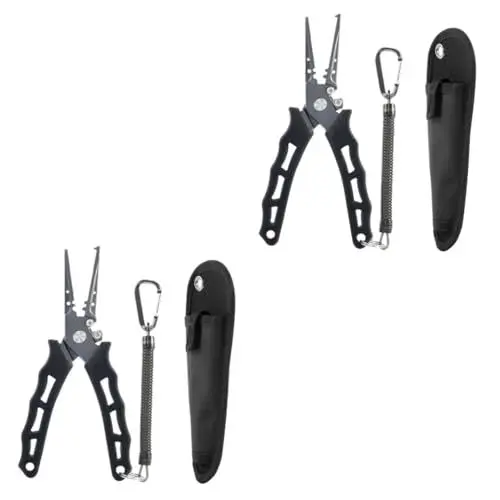 Produktbild: Supvox 6 Stk Angelwerkzeug ergonomische tatsächl meerwasser fischen zubehör anglerzubehör teleskopkleiderstange teleskopschläger fishing Angelzange Zange zum Meeresangeln Angelausrüstung