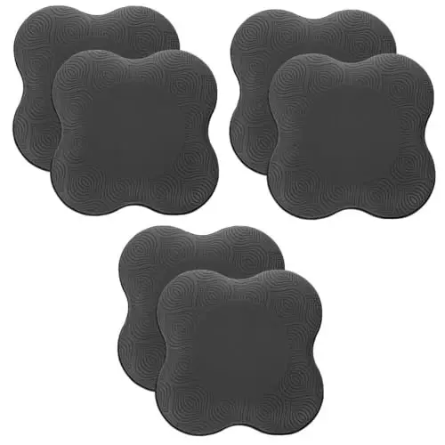 Produktbild: Supvox 6 Stk Yoga-Kniematte Yoga- Kniebandage Kniekissen für Yoga Yoga-Knieschoner Yoga-Übungsunterlage rutschfest Yoga Matte Übungsmatte Knieschützer Fitness Ellenbogenschoner tpe