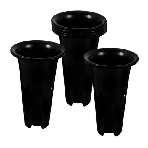 Produktbild: Supvox Großes Orchideentöpfe-Set – 6 -blumentöpfe Mit Drainage Für Pflanzenwachstum