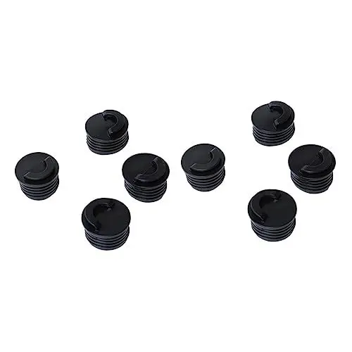Produktbild: Supvox 8 STK Wasserstecker Stecker Für Zubehör Stecker Kanuzubehör Austausch des Abflusslochstopfens wasserdichte Stecker Zubehör Für Angelboote Scupper-stecker Kajak Stecker Black