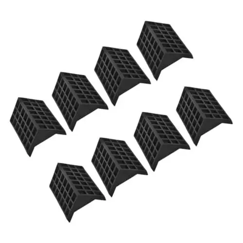 Produktbild: Supvox 8st Zubehör Für Tischtennisplatten Eckstoßstangen Eckenschutz Babysicherer Kantenschutz Eckabdeckungen Babysicherheit Kantenschutz Für Babys Eckschutz Babysicher Plastik Black