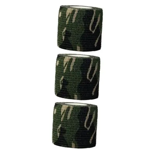 Produktbild: Supvox 9 Rollen Tarngürtel Für Die Jagd Tarnung Das Tarnband Camo- Tarnbänder Aus Stoff Netz Schützend Geiles Camouflage-gürtel Aus Vliesstoff Tarnverband Camo-Tape-Tuch