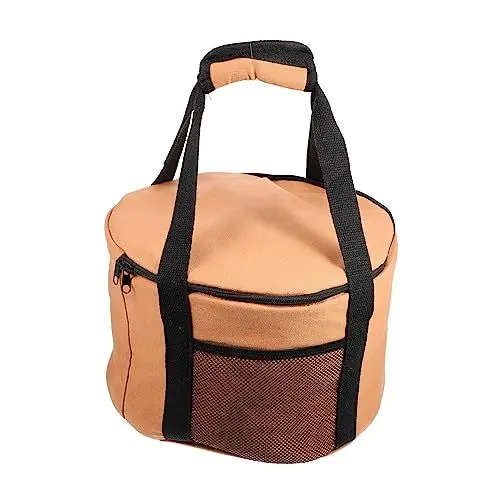 Produktbild: Supvox Aufbewahrungstasche Für Kochgeschirr Brennertasche Campingversorgung Lagerofen Tasche Für Kochutensilien Kranz Aufbewahrungstasche Herdträger Runden Campingbedarf Perlen Baumwolle