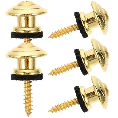 Produktbild: Supvox 5 Stücke Gitarre Strap Locks Metall Ende Gitarre Strap Taste Bass Gitarre Strap Locks Set Gitarre Zubehör
