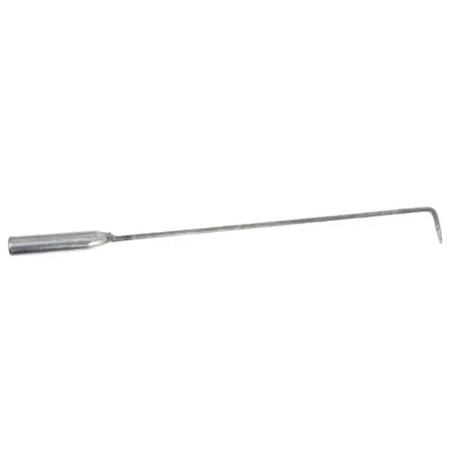 Produktbild: Supvox Camping-Briketthaken Camping zubehör grillzubehör Grillwerkzeuge Kaminwerkzeug Kamin-Poker-Handheld Langer Feuerpoker Kaminpoker für den Haushalt Indoor-Feuerpoker Stahl Silver