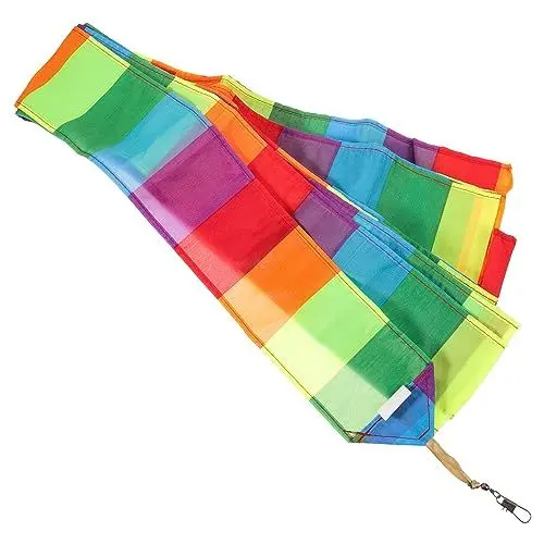 Produktbild: Supvox 15m Bunter Drachen- Für DIY-Kites Regenbogen- Zur Dekoration Installieren Für Outdoor-Spiele Und Drachenfliegen