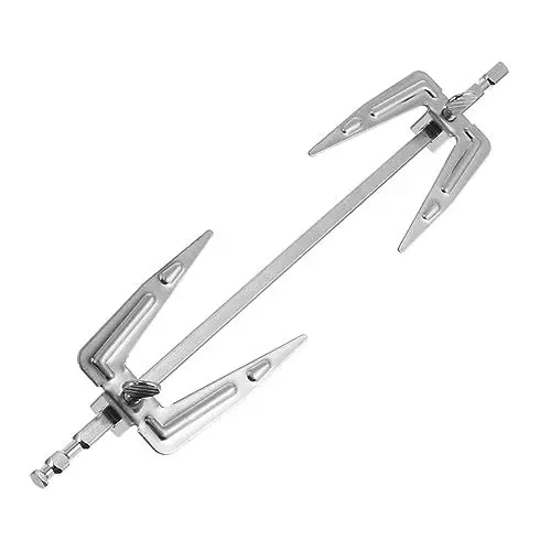 Produktbild: Drehspieß Edelstahl Grillgabel Universal FüR Luftfritteuse, Gasgrill Und Elektrogrill - 25 cm Rotisserie-Spieß FüR Fleisch, Fisch Und GemüSe
