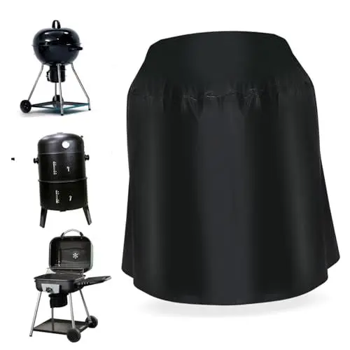 Produktbild: Supvox Grill-Abdeckung Outdoor BBQ Abdeckung 70x70cm Schwarz Gas Holzkohle BBQ Abdeckungen
