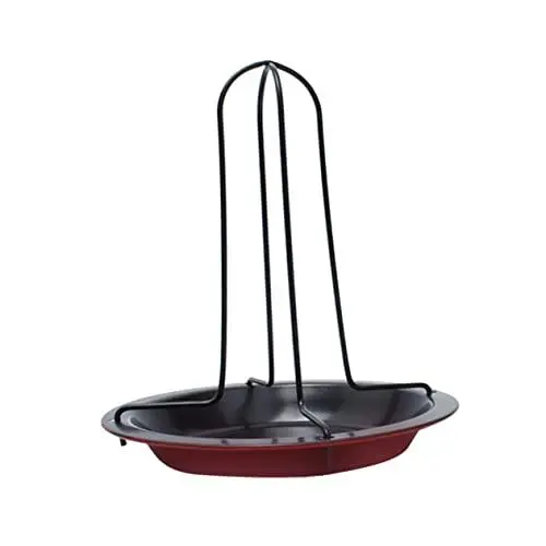 Produktbild: Supvox Portable Detachable Hähnchenbräter Kohlenstoffstahl Antihaftbeschichteter Grillständer Für Bbq Und Camping Für Hähnchen Steaks Und