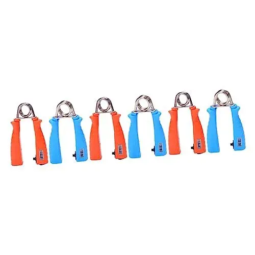 Produktbild: Supvox Handpresse 6 Stk Fingerstärkung Greifer Für Unterarmtrainer Handtrainer Handkrafttrainer Verstellbare Handgriffe Haushaltsgeräte Brustgeschirr Turnanzüge Hohl Fitness sstärke