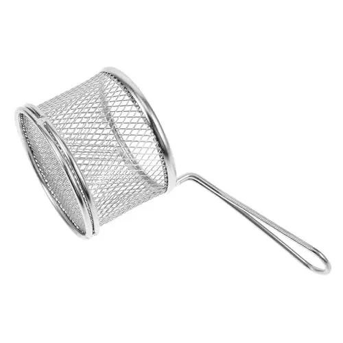 Produktbild: Supvox Holzkohlekorb Körbe Für Holzkohlebrenner Grillkohlebecken Camping-holzkohlebrenner Werkzeug Zum Verbrennen Von Holzkohle Kohlegrillkorb Campingbrennerkorb Netzkorb Rostfreier Stahl