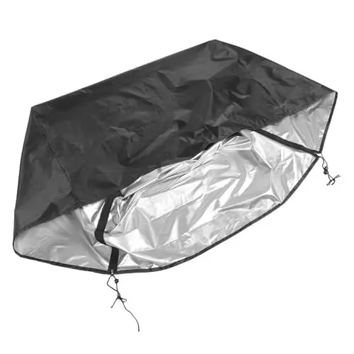 Produktbild: Supvox Hunde Umhüllt Kistendeckel Für Hundekäfige Hund Warme Decke Abdeckungsschutz Für Hundezwinger Welpenzwinger Für Kleine Hunde Privatsphäre Hundekäfigabdeckung Black Oxford-Stoff