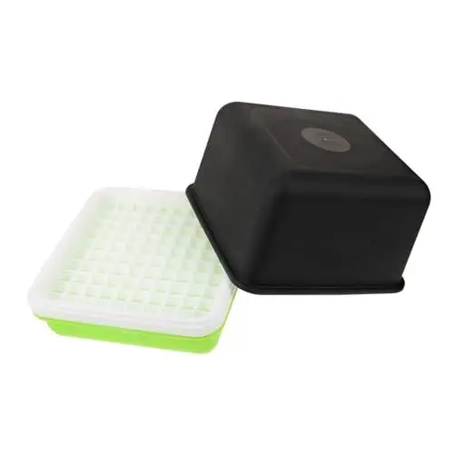 Produktbild: Supvox Hydroponische Pflanzbox Feuchtigkeitsdom erdloser Pflanzkasten keimsprossen Box zimmergewächshäuser Anlage Tablett Pflanzschale Keimschale Blumentopf Container Pflanzer Zubehör