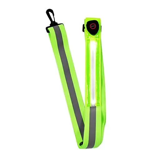 Produktbild: Supvox LED-Reflexgürtel LED-Lichtleisten Zubehör Nachtlicht Sensor Armbänder Lichter Sichtbarkeit im Dunkeln Sichtbarkeit bei Dunkelheit reflektierender Gürtel reflektierender Riemen PVC