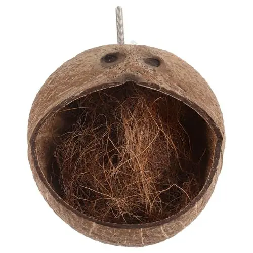 Produktbild: Supvox Kokosnusshaus für Vögel Vogelhäuser für Papageien Papageien-Kokosnuss-vogelnest Dekoratives Nest für Den Außenbereich