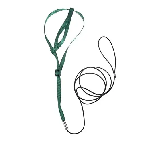 Produktbild: Supvox Papageienleine Papagei Knöchel Nymphensittich Leine Vogelleine für Sittiche Ara-Fußleine Haustier Geschirr Vogelgeschirr Vogel fliegendes Geschirr Zugseil für Vögel Nylon Green