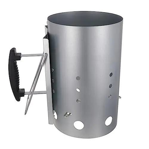 Produktbild: Supvox Point Carbon Barrel Grillkamin Anzünder Grill Zündfass Holzkohletrommel Grillkohle Feueranzünder Kaminanzünderkorb Outdoor Kochkaminanzünder Verzinkt