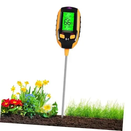 Produktbild: Supvox Boden-ph-Tester-Set Mit Pflanzenbewässerungsanzeige Feuchtigkeitsmesser Für Gartenrasen Genaues Boden-ph-testgerät Zufällige Farbe