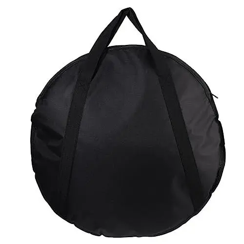 Produktbild: Supvox Reisebehälter Runde Aufbewahrungstasche Für Becken Gepolsterte Tasche Becken-Pack Reise-Organizer Make-Up-Organizer-Tasche Schwarzer Handgepäck-Koffer Organizer Für Rucksack