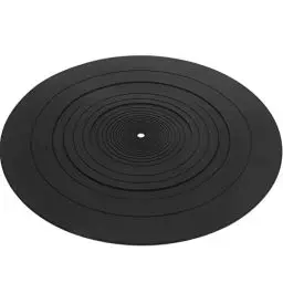 Produktbild: Silikon Plattentellerauflage FüR Plattenspieler - Antistatische Gummimatte Zur Reduzierung Von Vibrationen Und Kratzern 29.5 cm Durchmesser