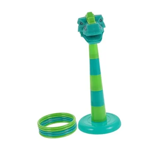 Produktbild: Supvox Ring Spielzeug Ketten-dreieck-Spiel Ringwurf Mit Dinosaurierfiguren Kinder Werfen Ringwurfspiel Kinder Werfen Ringe Wurfspiele Halloween-partyspiele Für Kinder Ringspiele Plastik