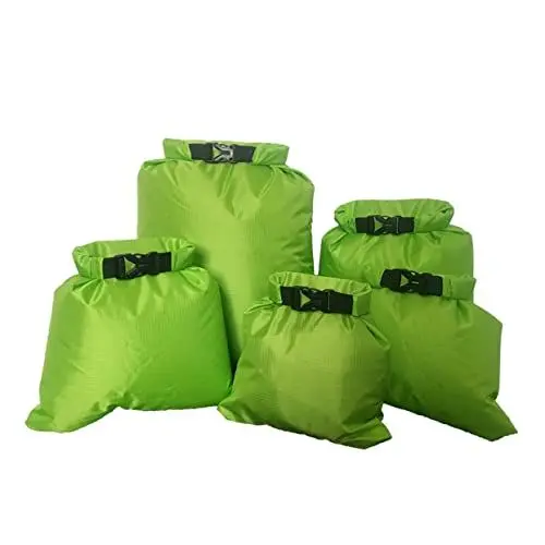 Produktbild: Supvox Rucksäcke 5 Stück Bootsausrüstung Segelausrüstung Segelausrüstung wasserdichte Tasche Kajakzubehör Wasserdichter Packsack Fruchtgrüner Packsack Großer Rucksack Reisetasche Kajaks