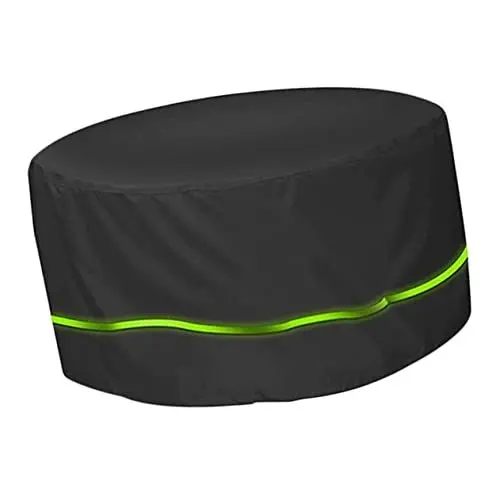 Produktbild: Supvox 1pc Garten Tisch Abdeckung Runde Schutzhülle Outdoor Pastoralen Tischdecke Für Regendicht Und Uv