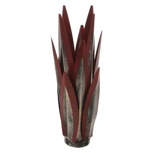 Produktbild: Supvox Rustikale Tequila-Skulptur Rustikale Agavenpflanzen Aus Metall Gartenstatue Rasenpfähle Gartenornamente Figuren Für Büro Zuhause Außenterrasse Hof 27 cm