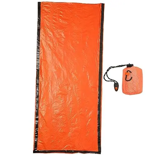 Produktbild: Supvox Überlebenssäcke Zum Schlafen Notfall-Schlafsack Aus Pe-aluminiumfolie Kompakter Standby-Sack Für Reisen Im Freien