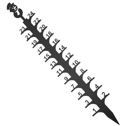 Produktbild: Supvox Schneemesser Schneemessgerät Großer Regenmesser Professionelle Schneevermessung Weihnachts-regenmesser Weihnachtsdekorationen Schneehöhenlineal Garten Schneedetektor Metall