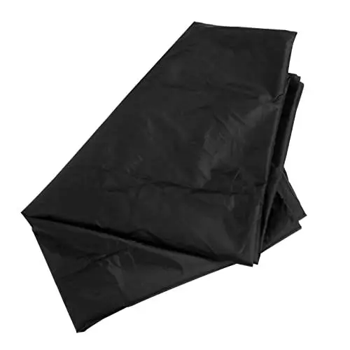 Produktbild: Supvox Outdoor Gartenmöbel Abdeckung Rund Wasserdichte Schutzhülle Für Tisch Mit Uv-beständig Reißfest Für Gartenmöbel Schwarz Mit Silberner Innenbeschichtung