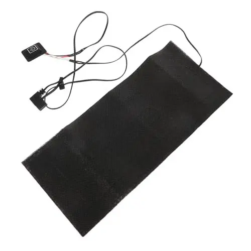 Produktbild: Supvox USB-Heizdecke USB Heizdecke Haustier Heizmatte USB Heizkissen für Hunde Reptilien-Heizkissen selbstwärmende Haustiermatte Heizkissen für Tiere Wärmekissen für Hunde Stoff Black