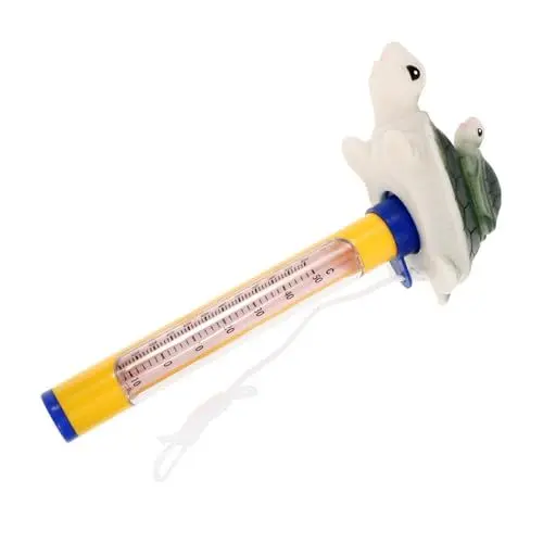 Produktbild: Supvox Wasserthermometer Schwebende Temperatur Aquarium Pooltemperatur Schwimmbecken Leicht Lesbar Wassertemperatur Für Wasser Solarpool -badetemperaturspielzeug Wanne Plastik Green
