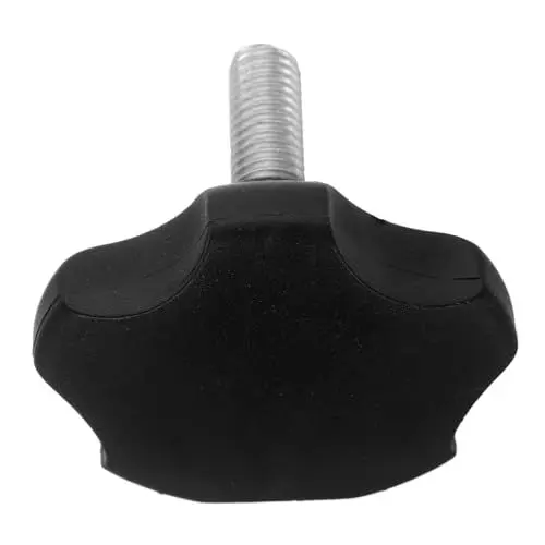 Produktbild: Supvox Zubehör Für Schirmständer Schirmhalterung Klemmknopfgriff Austausch des Schirmständers Spannschraube Schirmstangeneinsatz Teile Für Sonnenschirme Regenschirmständer Black Metall