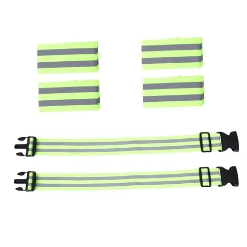 Produktbild: Supvox -armbänder Reflektierende Riemen 6er-Pack Verstellbar Zum Gehen Laufen Radfahren Grün