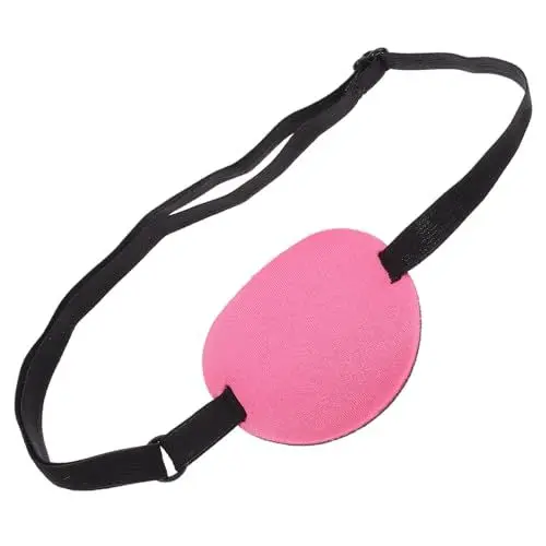 Produktbild: Supvox für Hunde Augenschutz Hund augenklappe Heimtierbedarf Augenklappe für Hunde verstellbare weiche Augenklappe Haustierzubehör Multifunktionale Augenklappe Polyester Rosy
