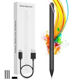 Produktbild: Surface Stift Stylus Pen für Microsoft, Surface Pro 11 Stift für Windows 11 Copilot+ PC, Surface Pro Pen für 11/10/9/8/X/7/7 plus/6/5/4/3, Surface Book/Laptop/Go/Studio, 4096 Druckempfindlichkeit