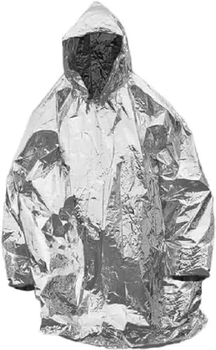 Produktbild: Mil-Tec Herren Poncho Jacke, Silber, Einheitsgröße EU