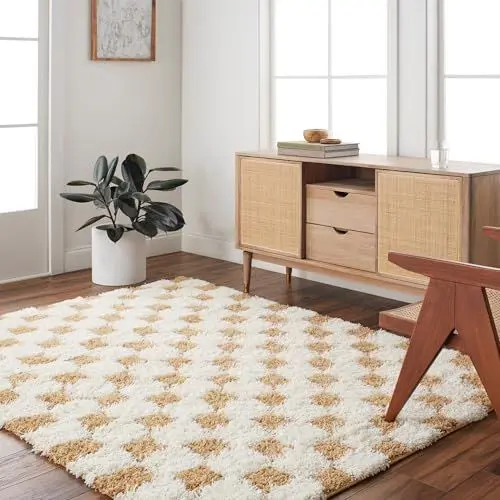 Produktbild: Livabliss Outdoor Teppich wetterfest, Lenox - In und Outdoor Teppich für Balkon 200x275 cm, Terrasse, Garten, Küche - Outdoor Teppich Boho Style, Teppich für draußen - Teppich Weiß