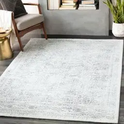 Produktbild: Surya Marrakech Vintage Teppich - Orientalischer Teppich Wohnzimmer, Esszimmer, Schlafzimmer - orientalischer Boho Teppich, Kurzflor Teppich für einfache Pflege - Teppich Groß 160x216cm in Creme