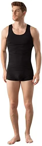 Produktbild: Susa Herren Tanitex Unterhemd, schwarz, XL