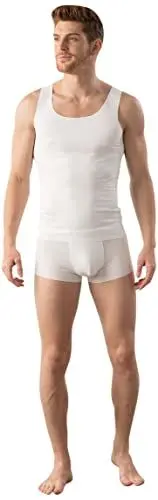 Produktbild: Susa Herren Tanitex Unterhemd, weiß, XL