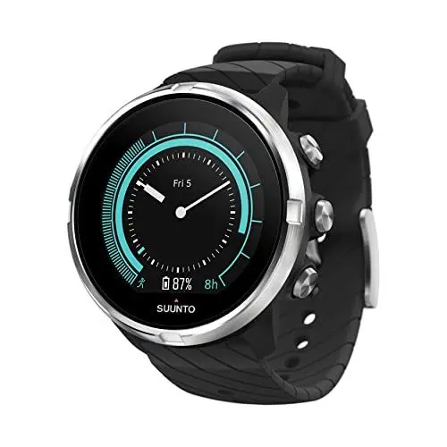 Produktbild: Suunto 9 GPS Sports Watch with Long Battery Life and Wrist-Based Heart Rate,Black