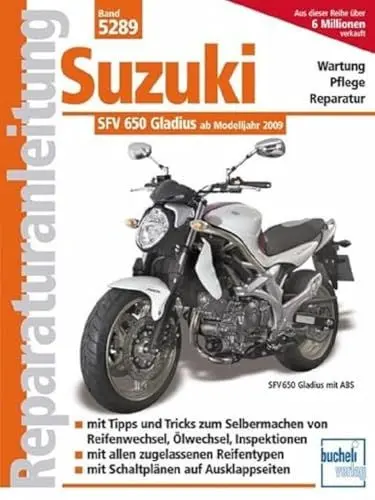 Produktbild: Suzuki Gladius 650 ccm V2 neues Modell (Reparaturanleitungen)