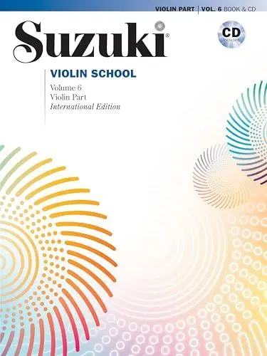 Produktbild: Suzuki Violin School, Volume 6: International Edition (Book & CD) (Suzuki Violin School, 6)