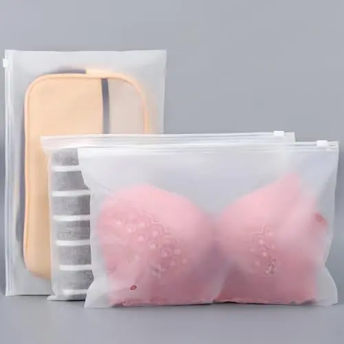 Produktbild: Svaldo Koffer Organizer Set, 100 Stück 30 * 20cm Ziplock Beutel Kleidung, Aufbewahrung Kleidung Reise, Plastikbeutel für Familienorganisation (mit Entlüftungslöchern)