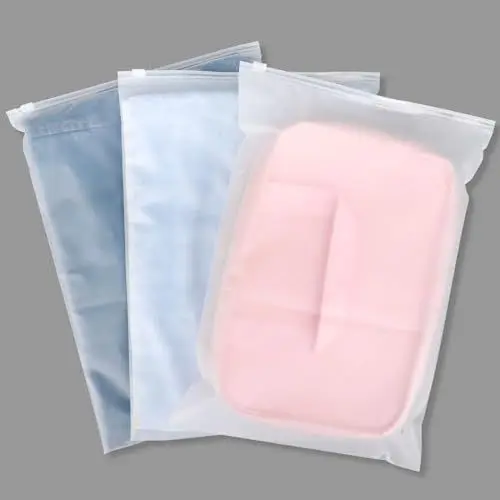Produktbild: Svaldo Zip Beutel Kleidung, 50 Stück 25 * 35cm Plastikbeutel Verschließbar Reise, Koffer Organizer für Unterwäsche, Schuhe, Kosmetik, Reise-Zubehör (mit Entlüftungslöchern)