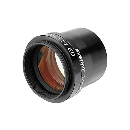 Produktbild: Svbony SV193 Fokusreduzierer, 2 Zoll 0.8X Feldglätter, FMC Optik für SV503 Refraktor Teleskope Astrofotografie